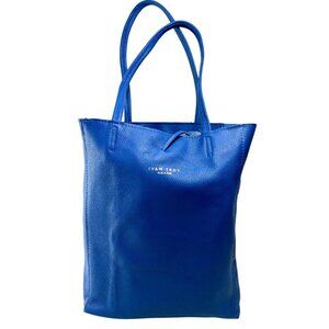 Ivan Troy Tania Blue Women's Italian Leather Outdoor Travel & Shoulder Bag